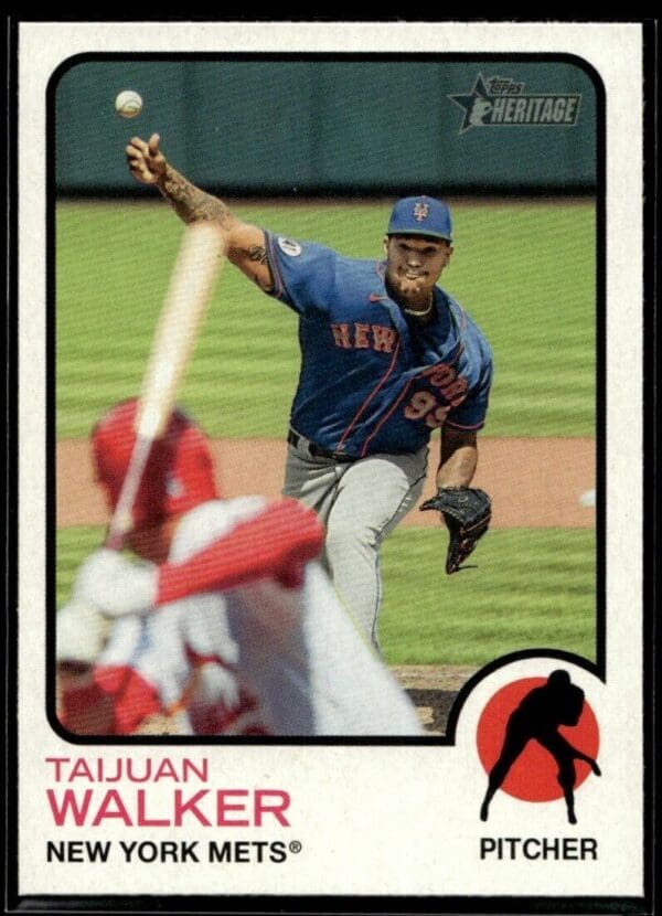 2022 Topps Heritage Taijuan Walker New York Mets #126