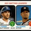 2022 Topps Heritage Yuli Gurriel/Trea Turner Houston Astros/Los Angeles Dodgers