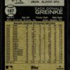 2022 Topps Heritage Zack Greinke Houston Astros #187
