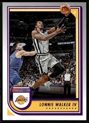 _10 2022 Hoops Los Angeles Lakers #153 Lonnie Walker IV