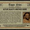 2021 Topps Heritage Jose Altuve In Action  #44 Altuve Blasts Another Bomb