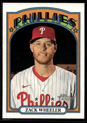 2021 Topps Heritage Philadelphia Phillies #355 Zack Wheeler