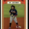 2021 Topps Heritage in Action Atlanta Braves #300 Ronald Acuña Jr.