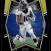 2021 Panini Select Denver Broncos #112 Jerry Jeudy Gold Prizm Die-Cut