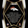 2021 Panini Select Denver Broncos #112 Jerry Jeudy Gold Prizm Die-Cut