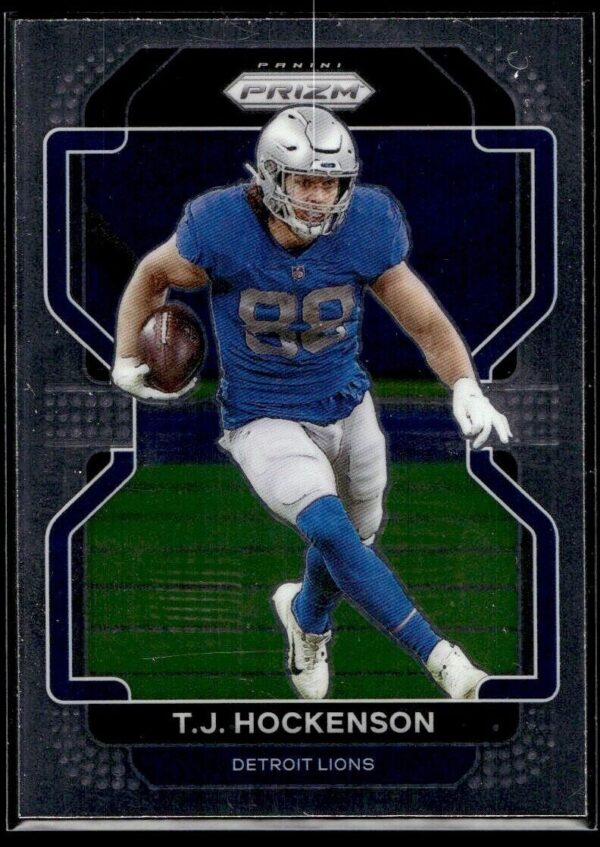 _10 2021 Panini Prizm Detroit Lions #147 T.J. Hockenson
