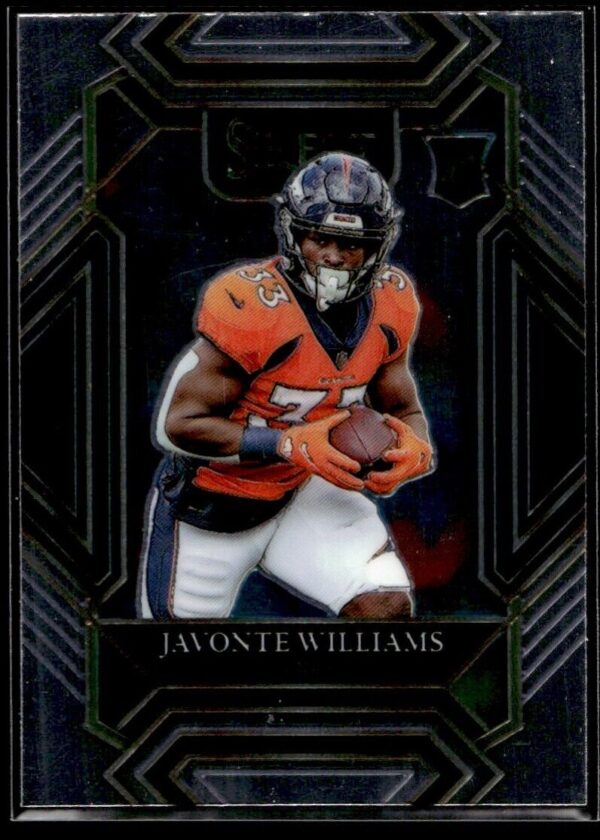 2021 Panini Select Denver Broncos #257 Javonte Williams RC Rookie
