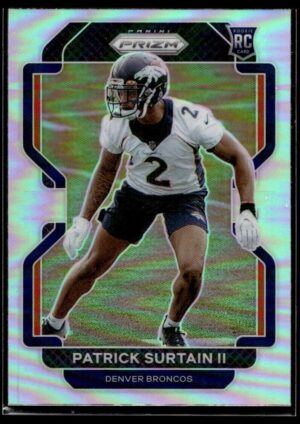 2021 Panini Prizm Denver Broncos #374 Patrick Surtain II RC Rookie Silver Prizm