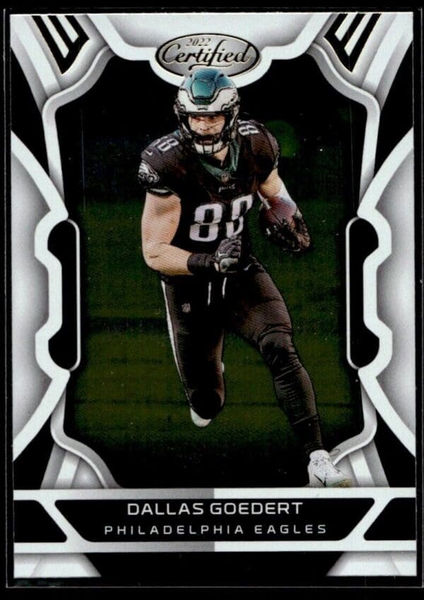 _10 2022 Panini Certified Philadelphia Eagles #80 Dallas Goedert