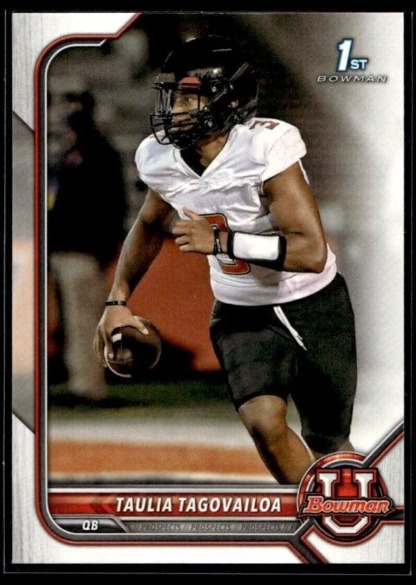 2021 Bowman University Maryland Terrapins #32 Taulia Tagovailoa