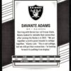 2022 Donruss Elite Las Vegas Raiders #74 Davante Adams