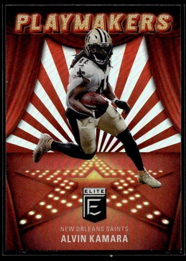 2022 Donruss Elite Playmakers New Orleans Saints #PM-19 Alvin Kamara