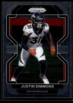 2021 Panini Prizm Denver Broncos #205 Justin Simmons