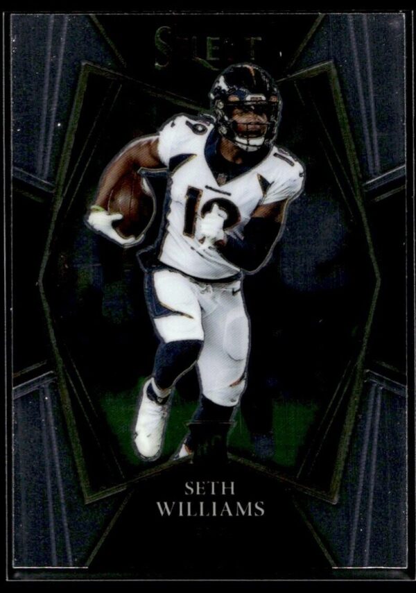 _10 2021 Panini Select Denver Broncos #198 Seth Williams RC Rookie