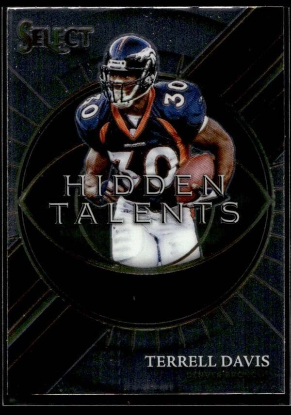 _10 2021 Panini Select Hidden Talents Denver Broncos #HT-13 Terrell Davis