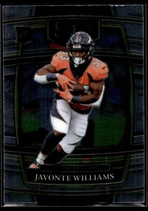 2021 Panini Select Denver Broncos #57 Javonte Williams RC Rookie