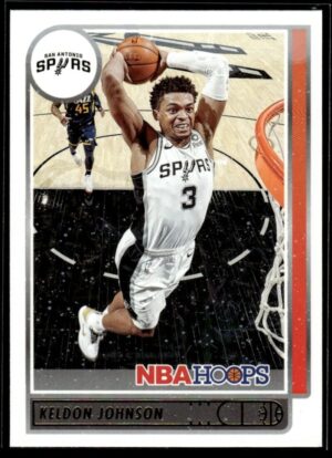 2021 NBA Hoops San Antonio Spurs #34 Keldon Johnson