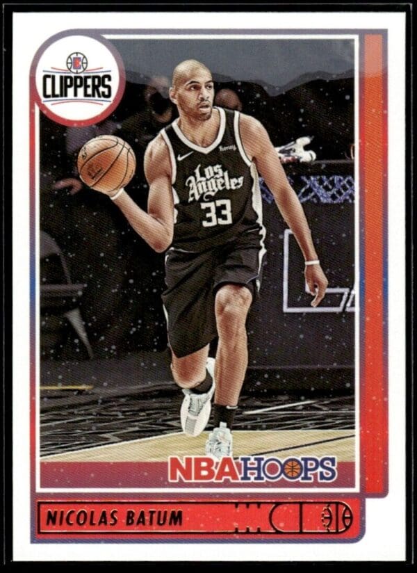 _10 2021 NBA Hoops Los Angeles Clippers #96 Nicolas Batum