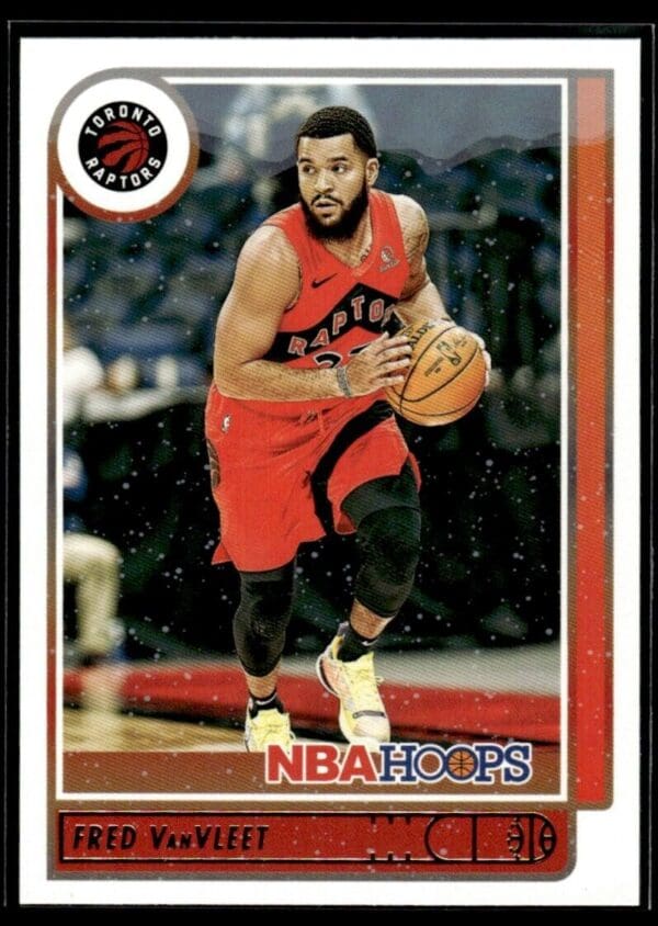 _10 2021 NBA Hoops Toronto Raptors #69 Fred VanVleet