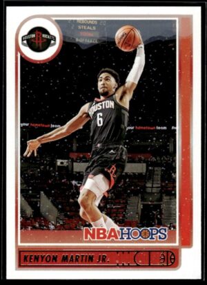 _10 2021 NBA Hoops Houston Rockets #194 Kenyon Martin Jr. RC Rookie