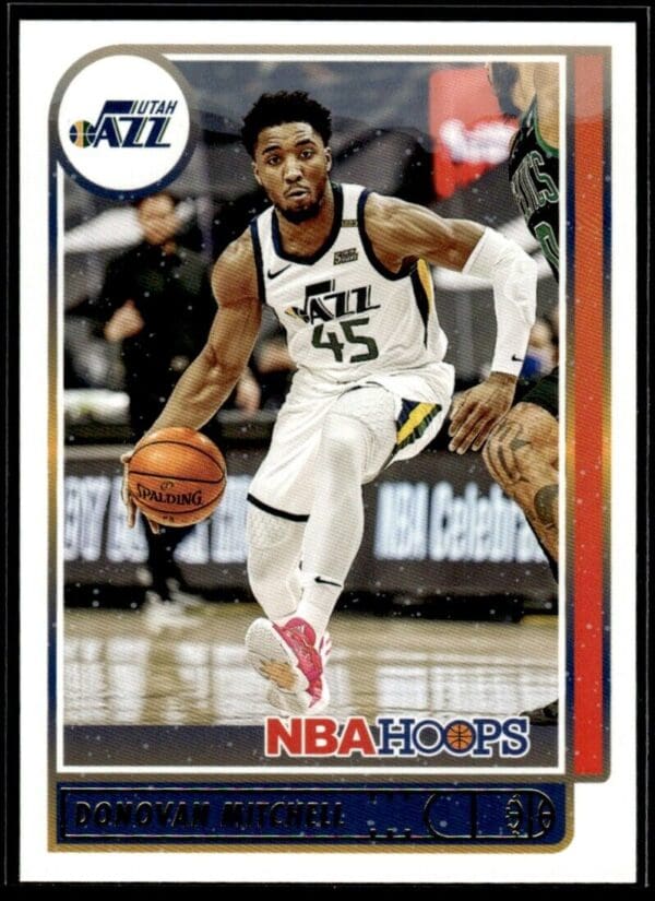 2021 NBA Hoops Utah Jazz #139 Donovan Mitchell
