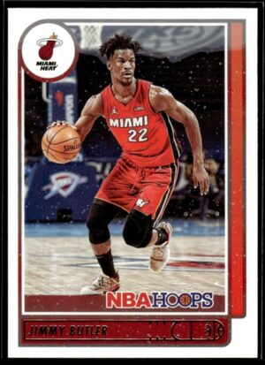 _10 2021 NBA Hoops Miami Heat #10 Jimmy Butler