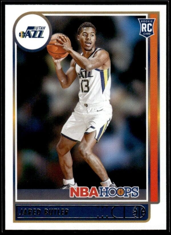 _10 2021 NBA Hoops Utah Jazz #216 Jared Butler RC Rookie