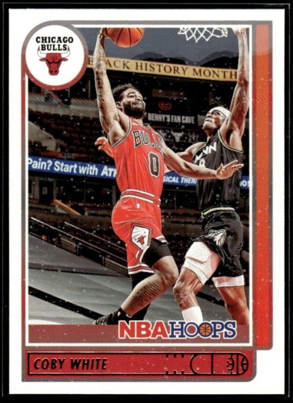 2021 NBA Hoops Chicago Bulls #35 Coby White