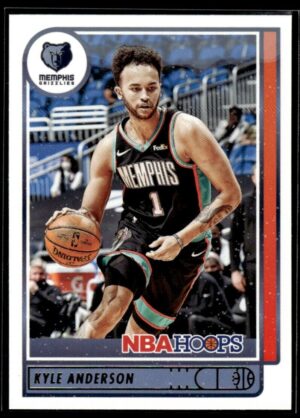 _10 2021 NBA Hoops Memphis Grizzlies #162 Kyle Anderson