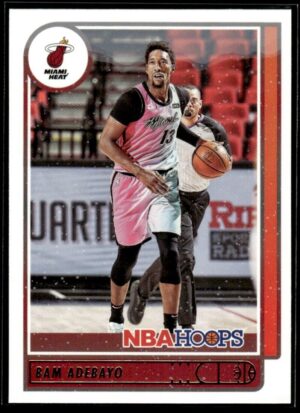 _10 2021 NBA Hoops Miami Heat #20 Bam Adebayo