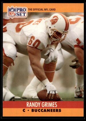 1990 Pro Set Super Bowl 160 Tampa Bay Buccaneers #654 Randy Grimes