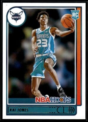 2021 NBA Hoops Charlotte Hornets #230 Kai Jones RC Rookie