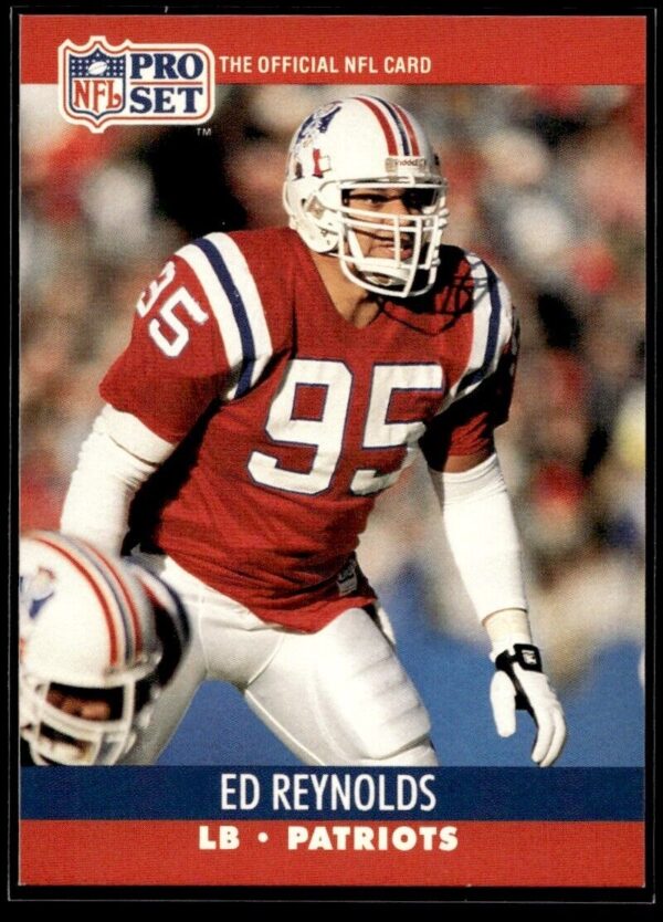 _10 1990 Pro Set Super Bowl 160 New England Patriots #582 Ed Reynolds