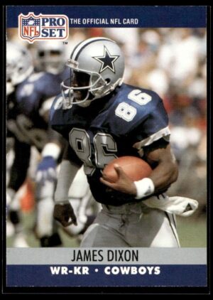 1990 Pro Set Super Bowl 160 Dallas Cowboys #478 James Dixon