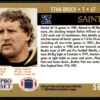 1990 Pro Set Super Bowl 160 New Orleans Saints #586 Stan Brock