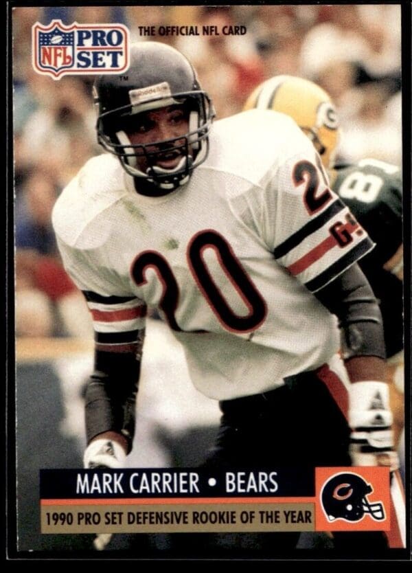 1991 Pro Set Chicago Bears #1A Mark Carrier
