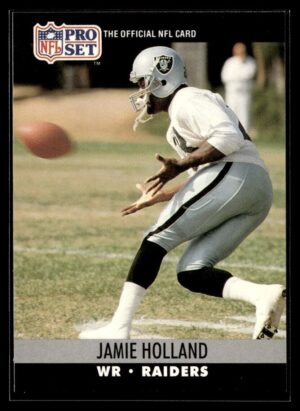 1990 Pro Set Super Bowl 160 Los Angeles Raiders #544 Jamie Holland