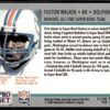 1990 Pro Set Super Bowl 160 Miami Dolphins #129 Fulton Walker