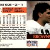 1991 Pro Set Cleveland Browns #121 Bernie Kosar