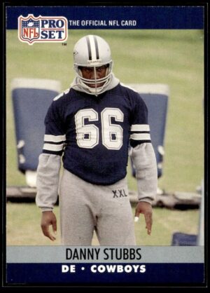 1990 Pro Set Super Bowl 160 Dallas Cowboys #483 Danny Stubbs