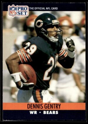 _10 1990 Pro Set Super Bowl 160 Chicago Bears #451 Dennis Gentry