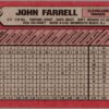 1989 Bowman Cleveland Indians #74 John Farrell