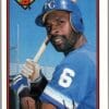 1989 Bowman Kansas City Royals #124 Willie Wilson