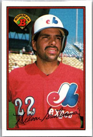 _10 1989 Bowman Montreal Expos #361 Nelson Santovenia