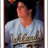 1989 Bowman Oakland Athletics #201 Jose Canseco