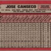 1989 Bowman Oakland Athletics #201 Jose Canseco