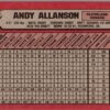 1989 Bowman Cleveland Indians #83 Andy Allanson