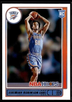 2021 NBA Hoops Oklahoma City Thunder #225 Jeremiah Robinson-Earl RC Rookie