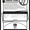 2021 NBA Hoops Brooklyn Nets #231 Cameron Thomas RC Rookie