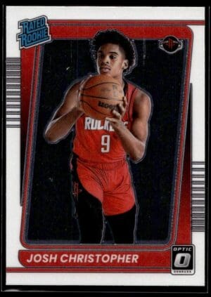 2021 Donruss Optic Houston Rockets #200 Josh Christopher RC Rookie